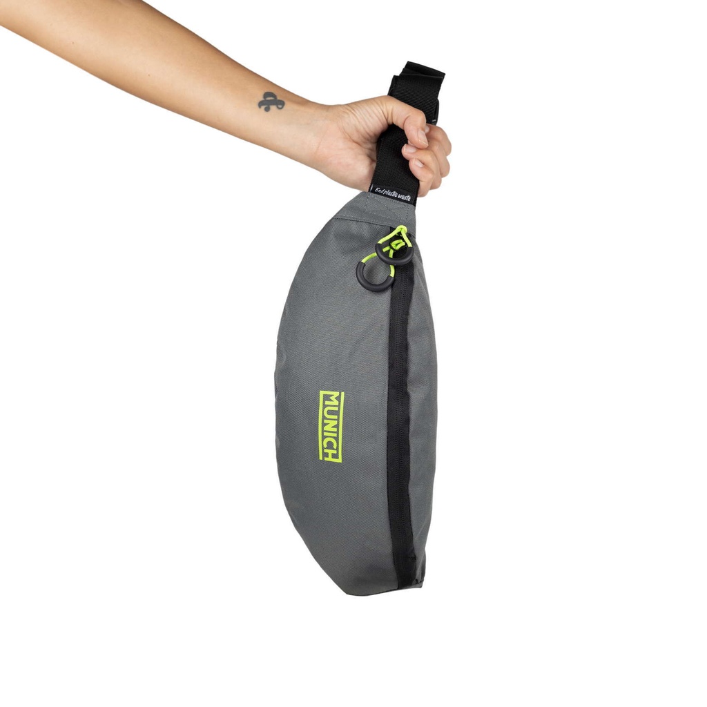 MUNICH 7113499 Riñonera reciclada Gym Sports (gris) (6)