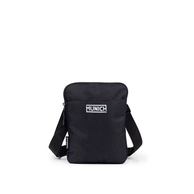 MUNICH 7113522 Bandolera slim reciclada Gym Sports (negra) (1)