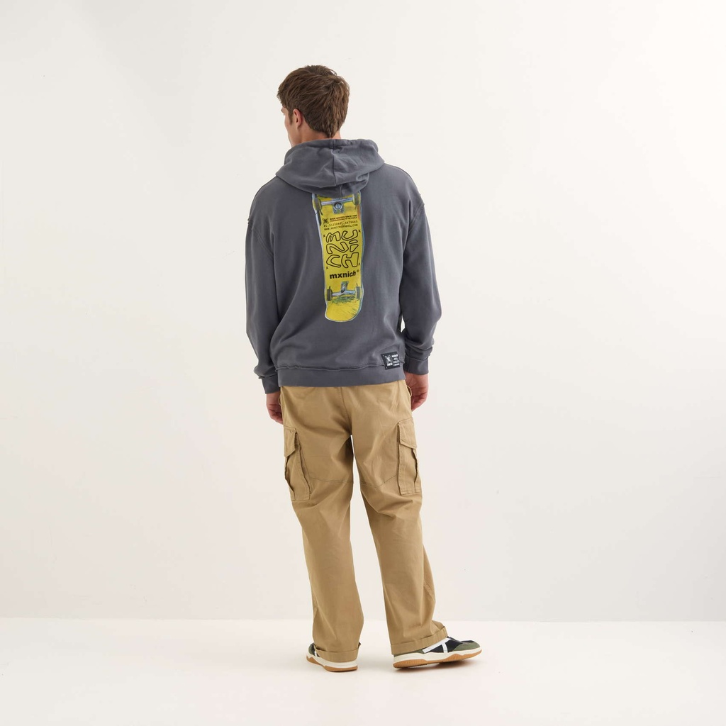 Sudadera MUNICH Space streetwear hombre de algodón antracita (6)