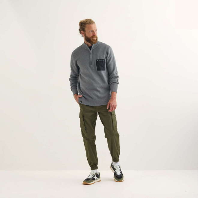 Jersey MUNICH Roma lifestyle hombre de algodón-poliéster gris (1)