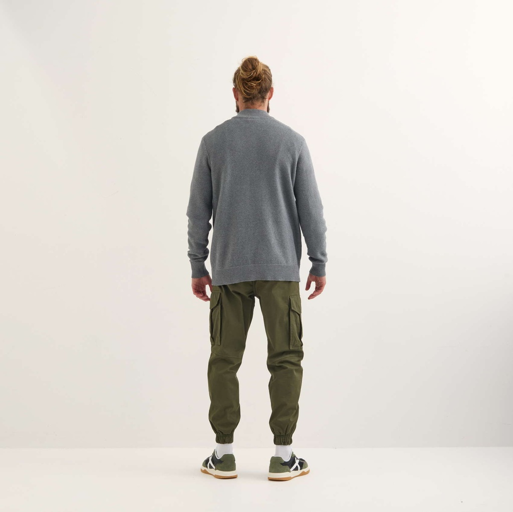 Jersey MUNICH Roma lifestyle hombre de algodón-poliéster gris (4)