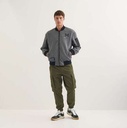 Chaqueta MUNICH Blast streetwear hombre de poliéster plateado (2)