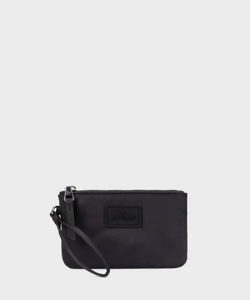 [WAC-W309000U] AYNA - Bolso de mano de nylon para mujer (BLACK)