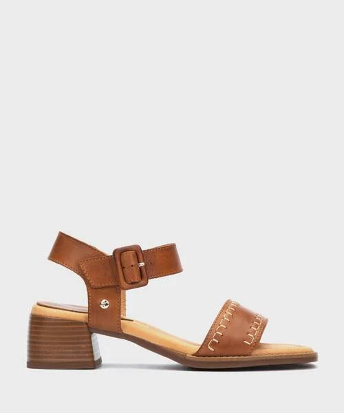 [W2G-1568] OLIVA - Sandalia con tacón para mujer (35)