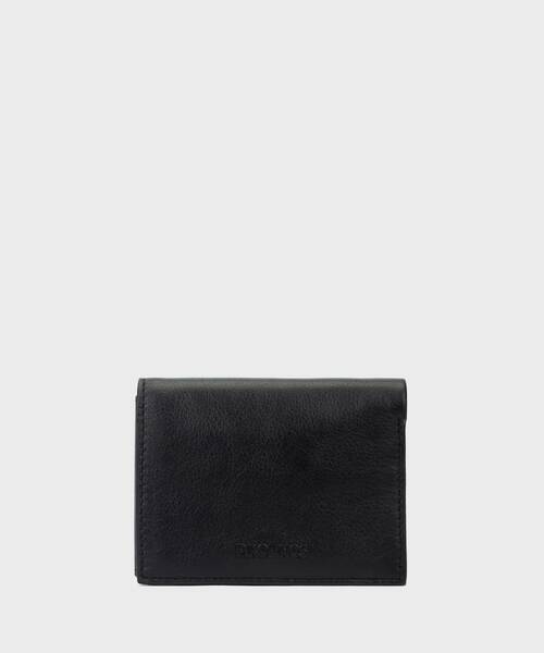 [ES8445442540257] VALLS - Cartera con compartimentos interiores para hombre (BLACK)
