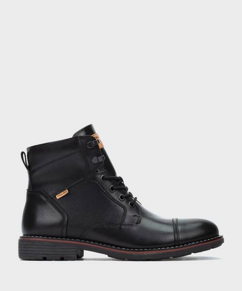 YORK - Botín con cordones y cremallera para hombre