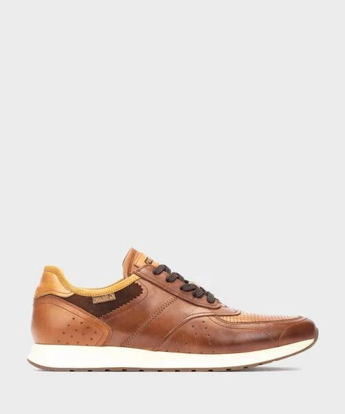 [M5N-6201C1] CAMBIL - Deportivo de piel para hombre (44)