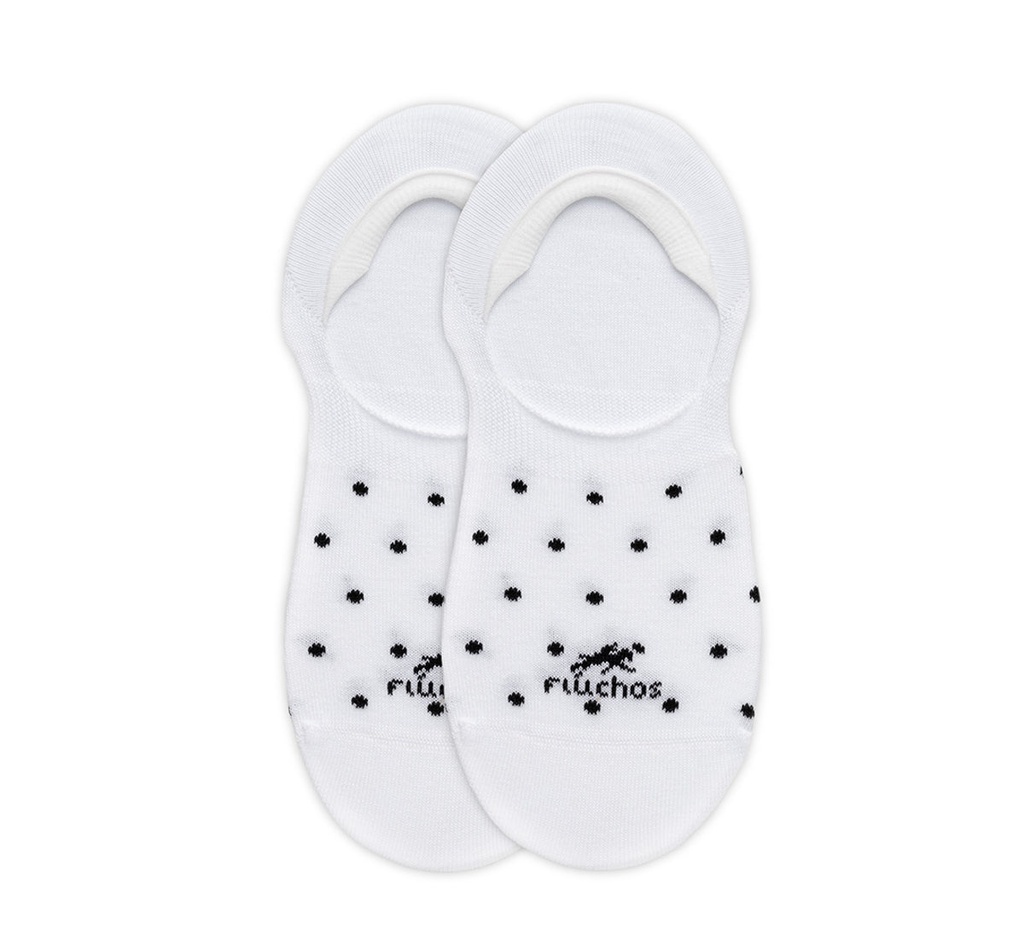 CA0006 Pinkies Blancos Topos Negros