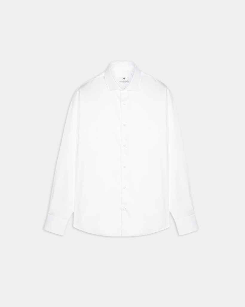 Camisa de vestir puño mixto de algodón