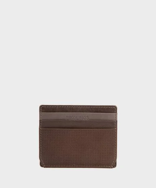 PALOMARES - Tarjetero de piel para hombre