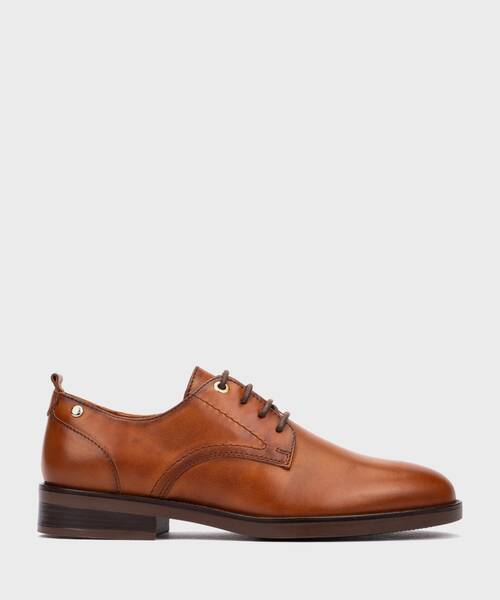 [W3C-4867] PUERTOLLANO - Blucher plano con cordones para mujer (35)