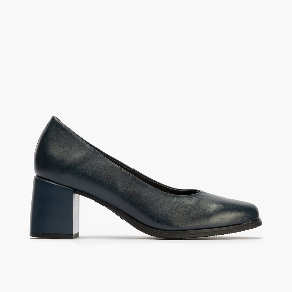 [102_MARINO_36] Zapato de Salón Mujer Tacón Alto Azul (36)