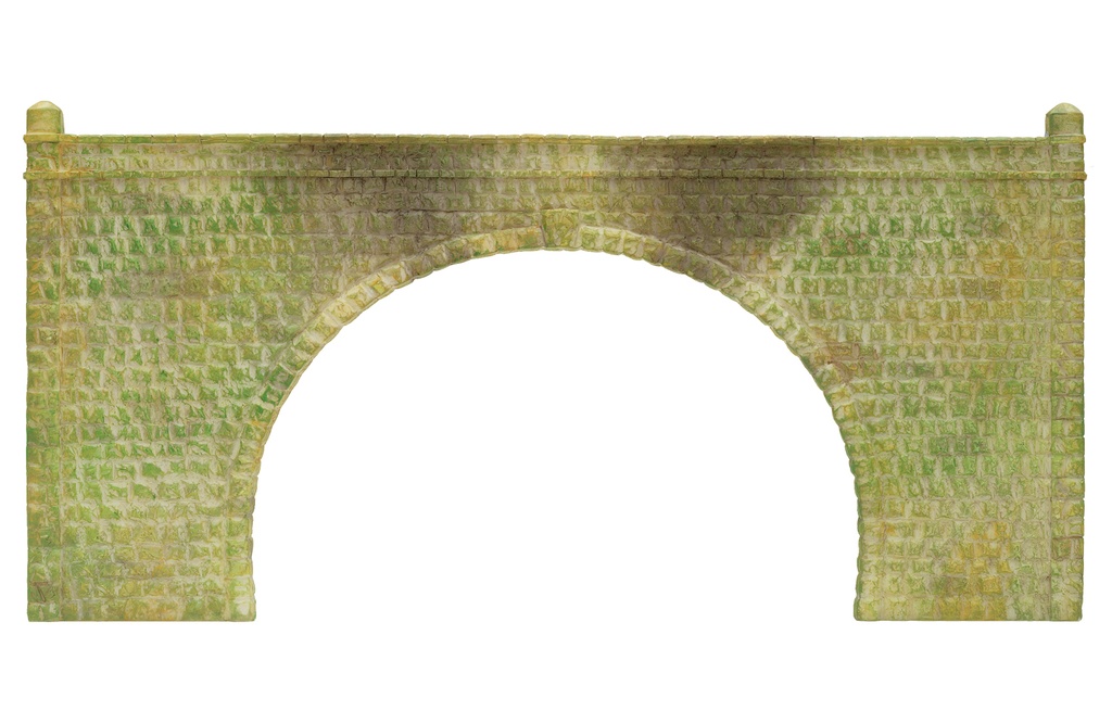 Doble portal de túnel de piedra x2