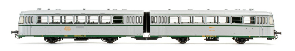 RENFE, set de 2 unidades, automotor diésel “Ferrobus” serie 591.300, decoración original, con matrícula UIC, ép. IV, con decoder de sonido