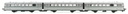 RENFE, set de 3 unidades, automotor diésel "Ferrobus", serie 591.300, decoración original, ép. III, con decoder DCC