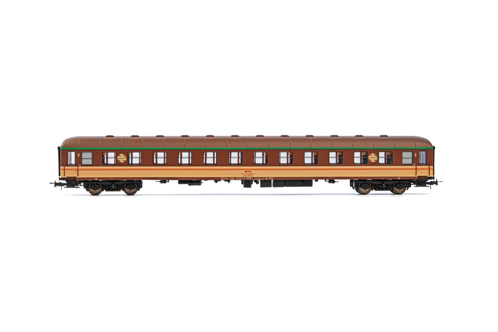 RENFE, coche BB-8500, decoración “Estrella” 2ª clase, ép. IV