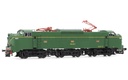 RENFE, locomotora electrica 278-018-7, decoración verde/amarillo, ép. IV