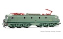 RENFE, locomotora eléctrica 276-129 «Santanderina», con rejillas protectoras anti-nieve, mando múltiple y dos pantógrafos diferentes, decoración verde, con decoder de sonido DCC