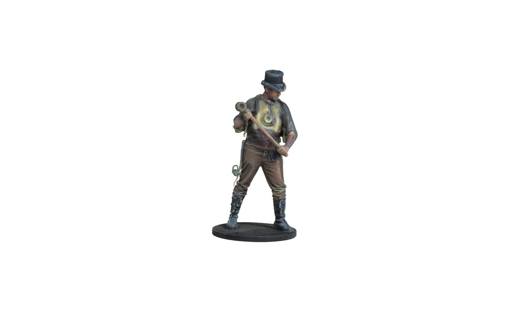 Figura 10 cm SteamPunk 'serpiente de piedra'