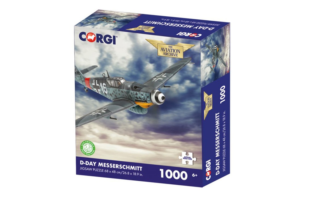 Corgi Jigsaw Puzzle - D-Day Messerschmitt
