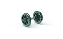 12.6mm Split Spoked Wheels