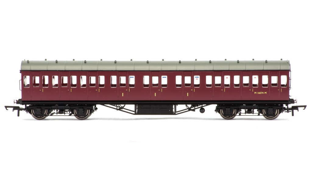 BR, 57' Stanier Non-Corridor Composite, M16574M - Era 5