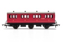 BR, 6 Wheel Coach, 1st Class, Fitted Lights, E41373 - Era 4