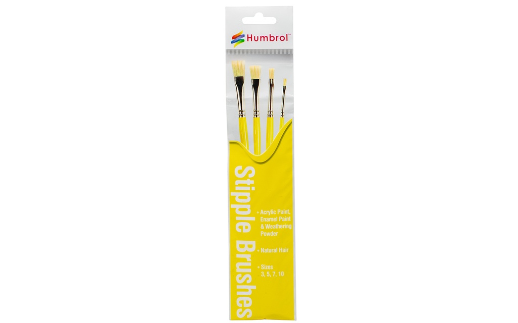 Stipple Brush Pack - (Sizes: 3/5/7/10)
