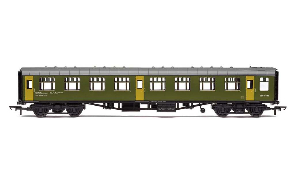 [R40006] BR Departmental, ex-Mk1 SK Ballast Cleaner Train Staff Coach, DB 975805 - Era 7 (BR Departmental, ex-Mk1 SK Ballast Cleaner Train Staff Coach, DB 975805 - Era 7)