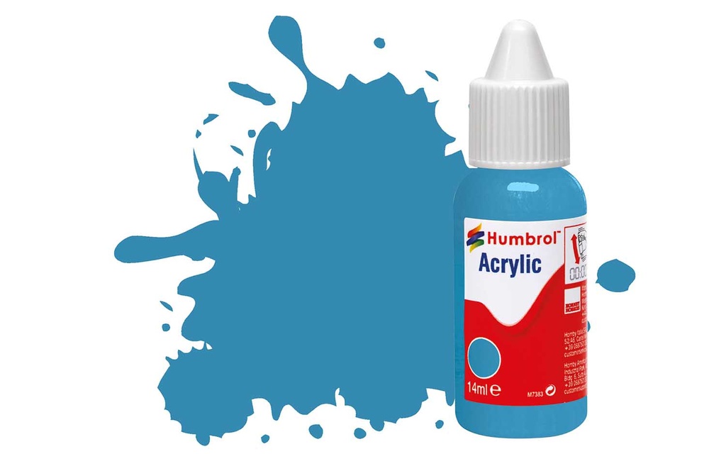 [DB0048] Acrylic Paint: 48 - Mediterranean Blue - Matt - (14ml)