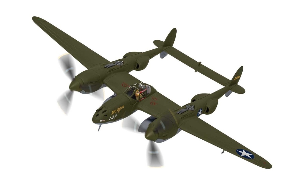 [AA36615] Lockheed P-38G Lightning 43-2264 'Miss Virginia', 339th FS, 347th FG, 'Operation Vengeance', 1943 (Lockheed P-38G Lightning 43-2264 'Miss Virginia', 339th FS, 347th FG, 'Operation Vengeance', 1943)