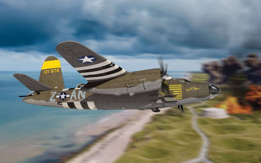 Martin B-26B Marauder 'Dinah Might‚Äô - 553rd / 368th BG USSAF - Mjr David Dewhurst