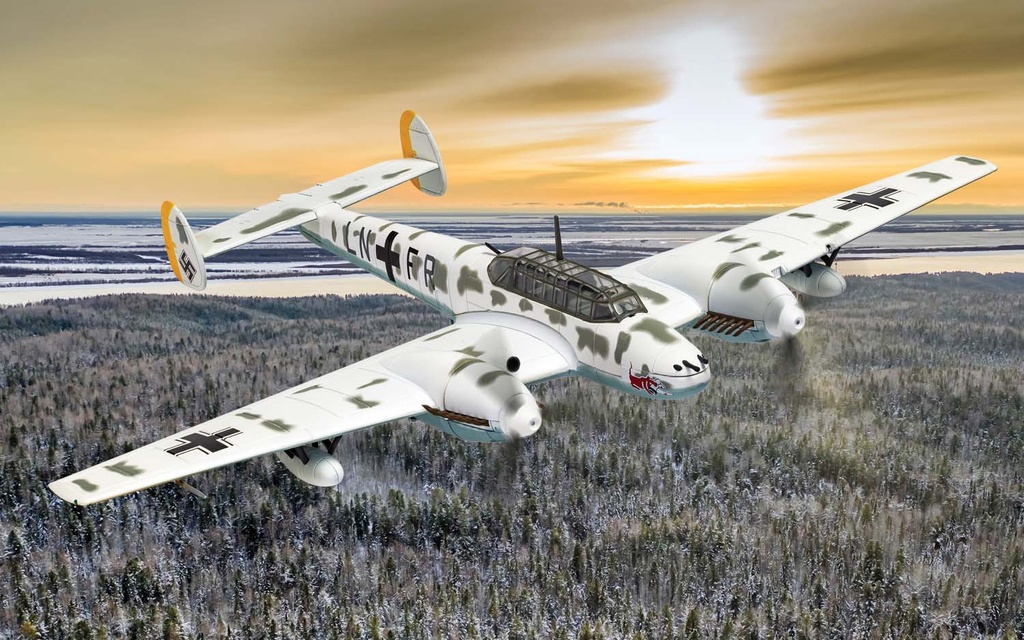 Messerschmitt Bf 110F-2 - LN+FR, 10(Z) Staffel - Eastern Front Air Operations