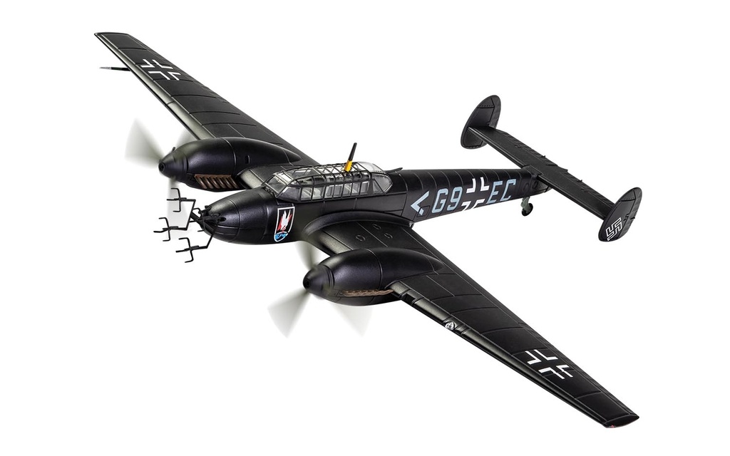 Messerschmitt Bf110E - G9+EC- Stab II./NJG 1- Deelen- Holland- Spring 1942