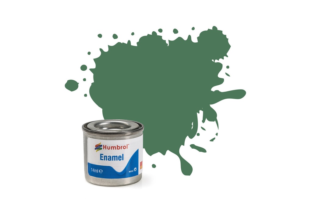 Enamel Paint: 101 - Mid Green - Matt - (14ml)