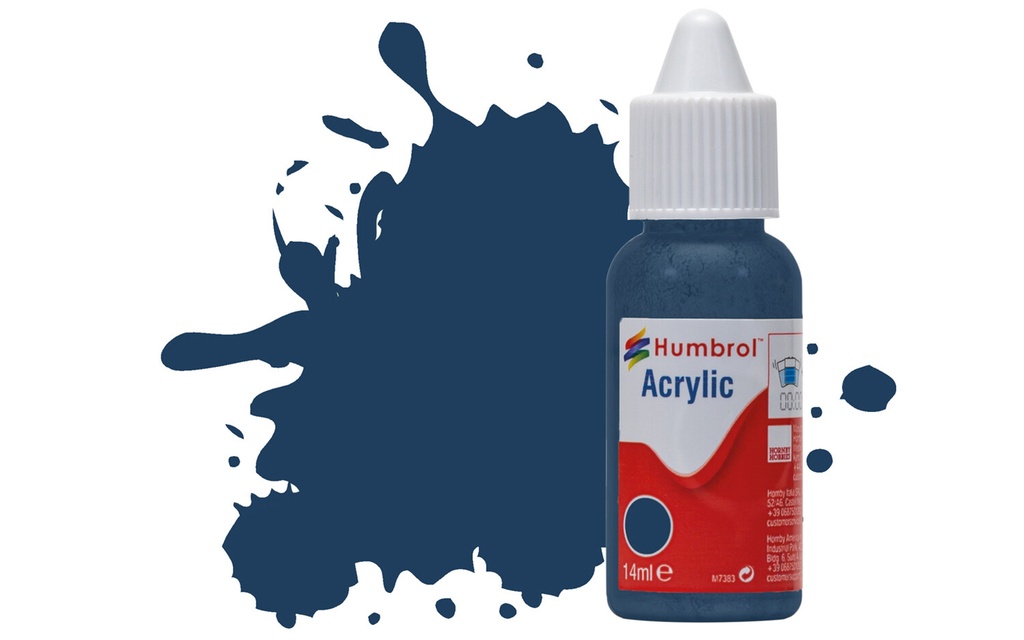 Acrylic Paint: 104 - Oxford Blue - Matt - (14ml)