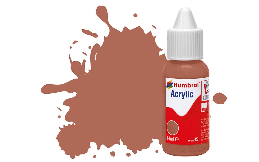 Acrylic Paint: 113 - Rust - Matt - (14ml)