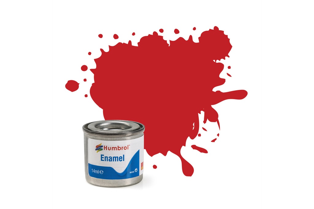 Enamel Paint: 220 - Italian Red - Gloss - (14ml)