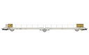 GEFCO, 3-axle flat wagon Ladks, grey livery, period IV-V