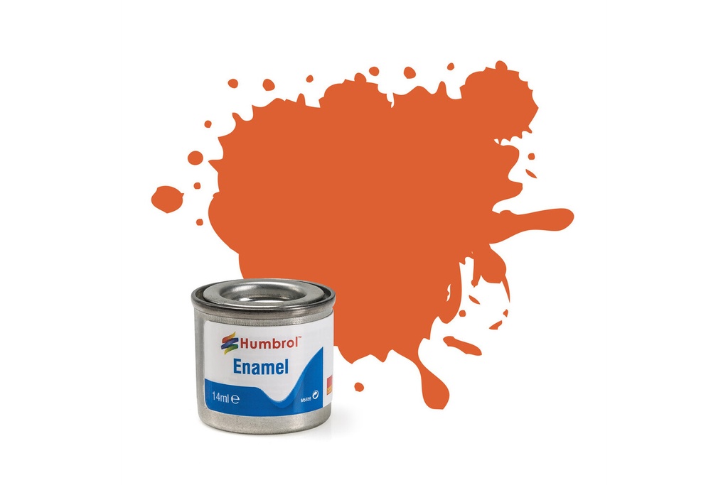 Enamel Paint: 82 - Orange Lining - Matt - (14ml)