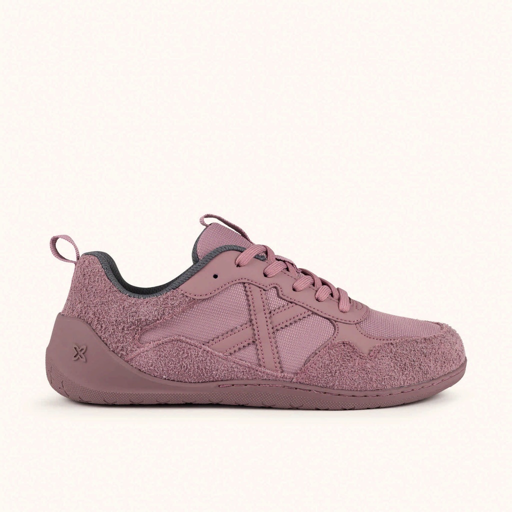 [8445648792405-36] MUNICH FLEXING 10 Mauve and dusty pink Wild Feet "Barefoot" sneakers with wide toe box (36)