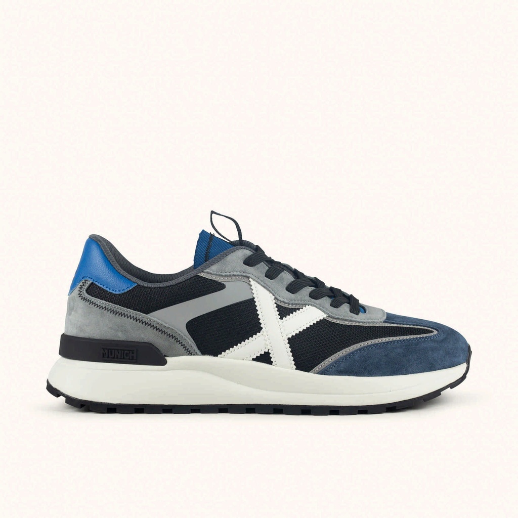 [8445648787616-39] MUNICH DYNAMIX 16 Sneakers in functional urban design Black, Grey and Blue (39)