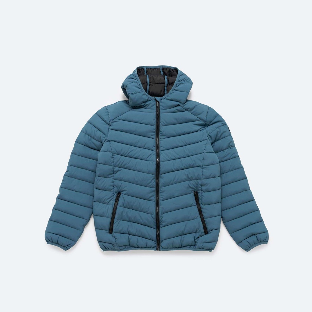 Chaqueta MUNICH hombre Padding de nylon-poliéster azul