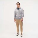 Sudadera MUNICH college de algodón gris