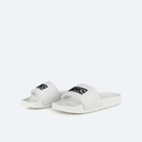 Zapatillas clÃ¡sicas y planas de verano en color blanco y logo munich negro MUNICH FLAT SLIDER 42