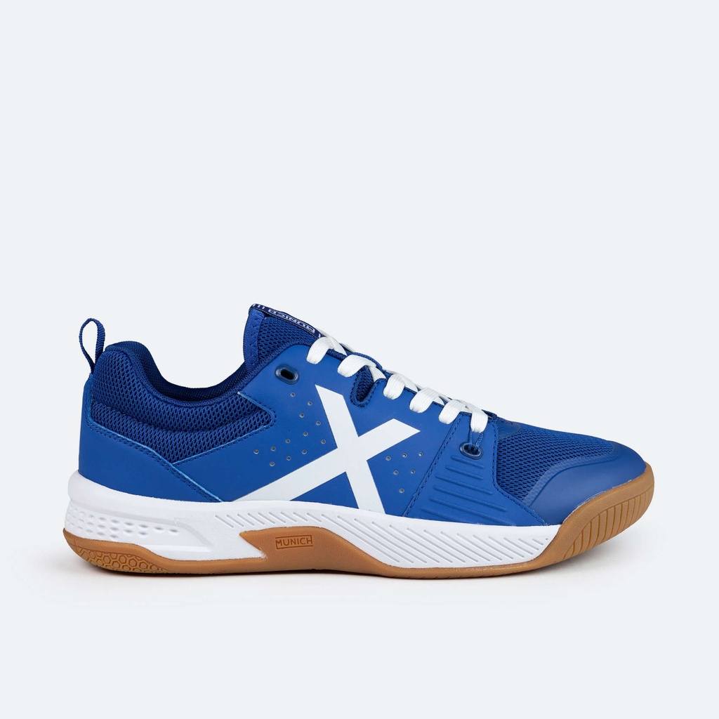 MUNICH PISTA 02 Zapatillas fÃºtbol sala de diseÃ±o profesional en color azul