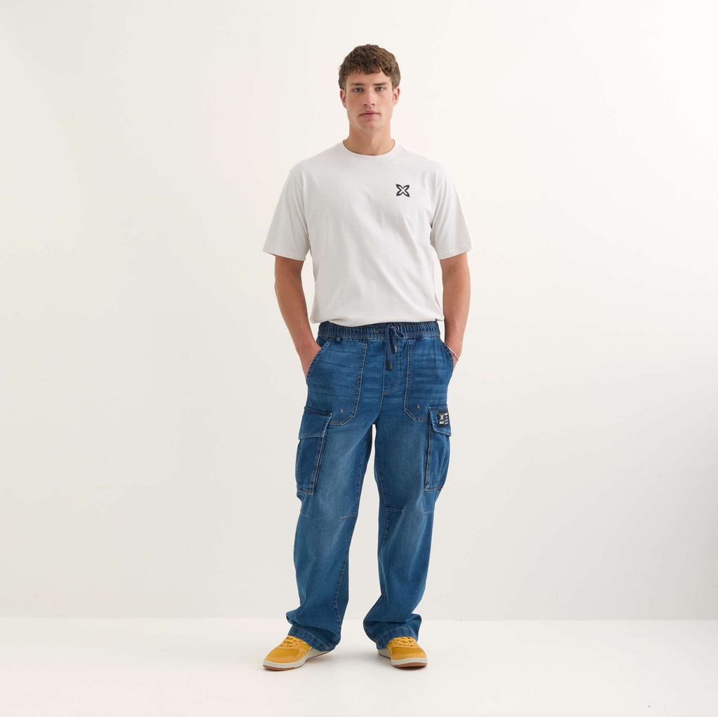 Pantalón cargo MUNICH lifesyle hombre de algodón denim