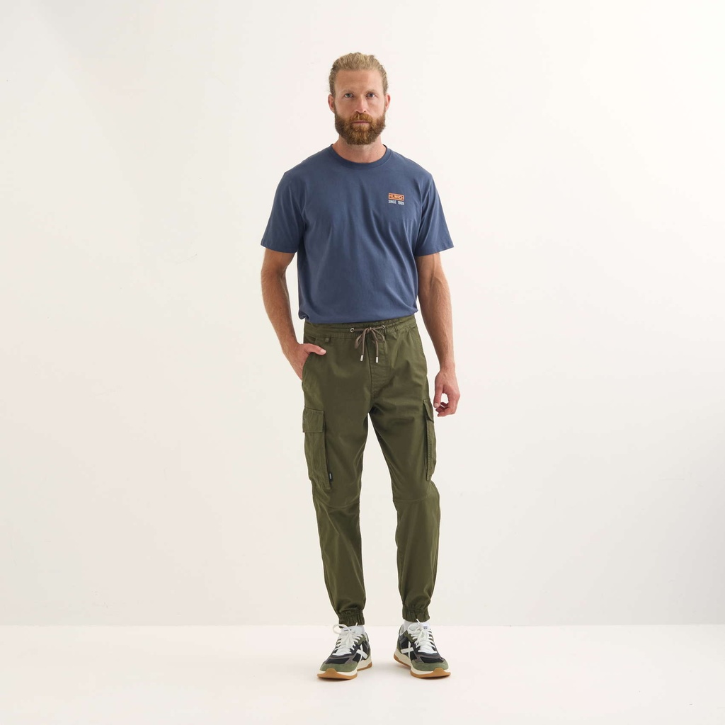 Pantalón MUNICH Cargo explore lifestyle de algodón-elastano khaki