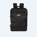Mochila Negra de Gran Capacidad con Compartimento para Botella JUNGLE BACKPACK SQUARE