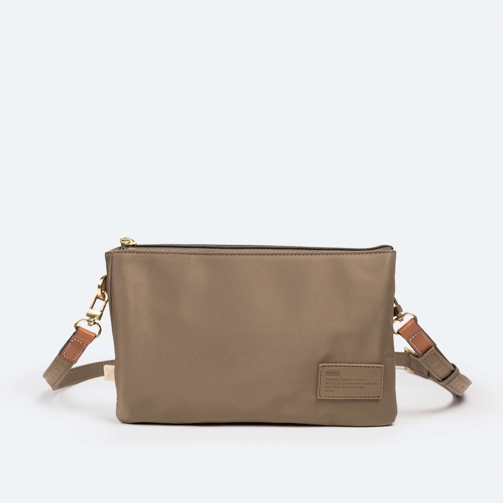 Bolso Bandolera Sostenible con Doble Compartimento CROSSBODY. XPLORE RECYCLED.
